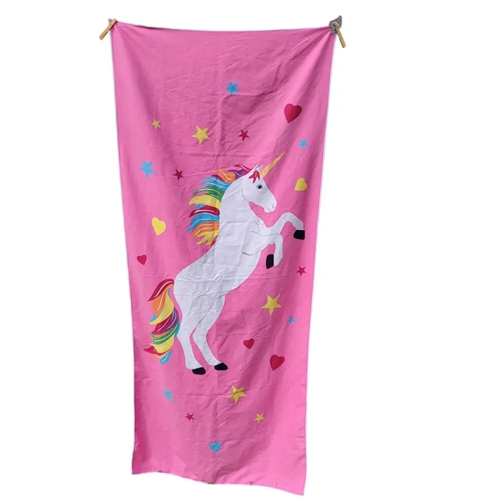 Tuvizo Pink Unicorn Tapestry / Microfiber Quick Dry Towel 30.5